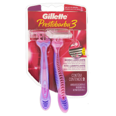31656n	7702018874781	APAR.GILLETTE PRESTOBARBA 3 FEM.C/2                         