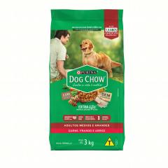 70523n	7891000116722	RAÇÃO DOG CHOW ADULTOS RAÇAS MÉDIAS & PEQUENAS 3 KG                         