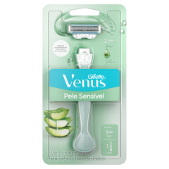 74200 n7500435248419 APARELHO DEPILATÓRIO GILLETTE VENUS PELE SENSÍVEL               