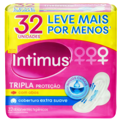 55102 7896007544042 ABS.INTIMUS NORMAL SUAVE C/ABAS C/32